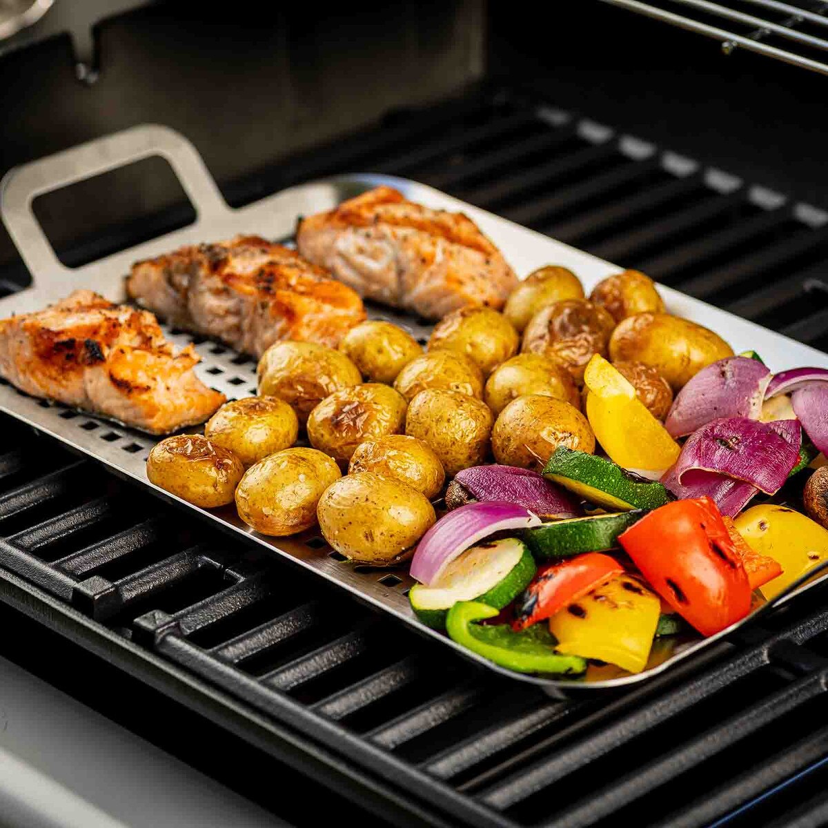 TableCraft Large Grilling Tray with Handles