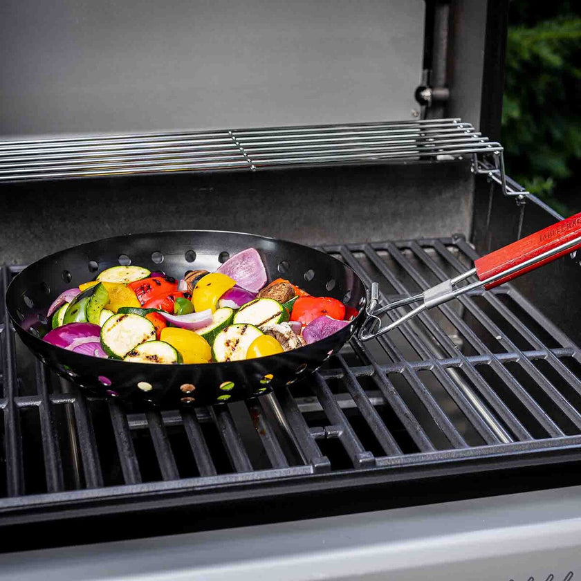 TableCraft Round Grilling Wok With Handle