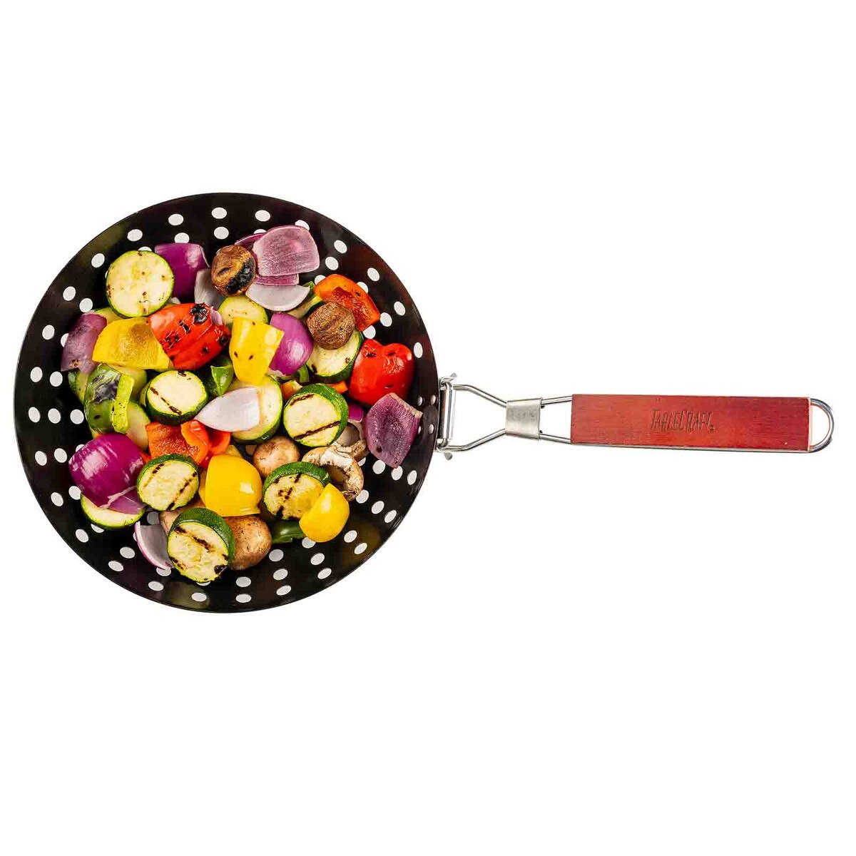 TableCraft Round Grilling Wok With Handle