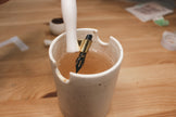 Ceramic Pen & Paintbrush Rinse Cup
