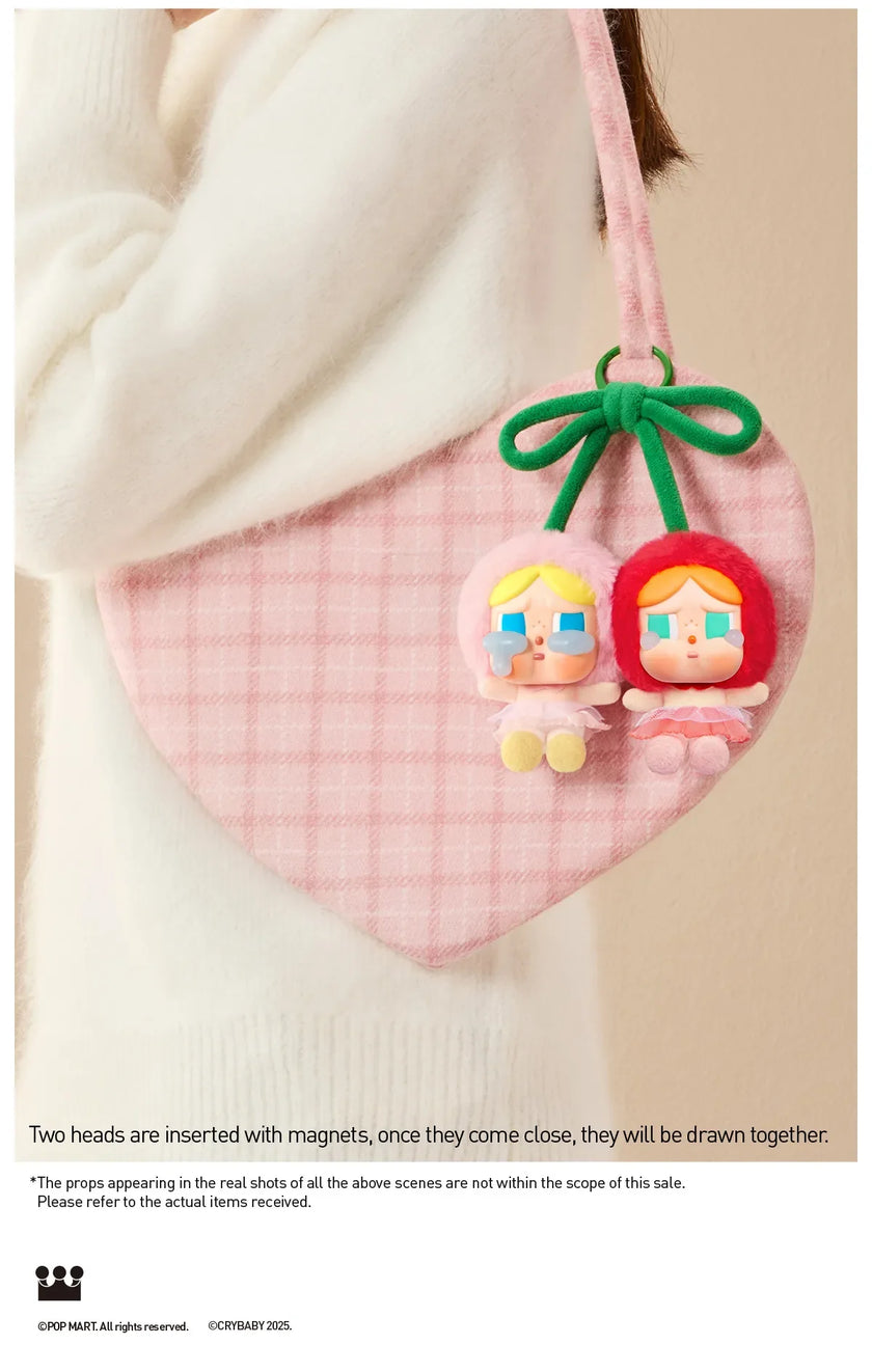 CRYBABY Crying For Love Series-Vinyl Plush HangingCard (Love You Cherry Much)