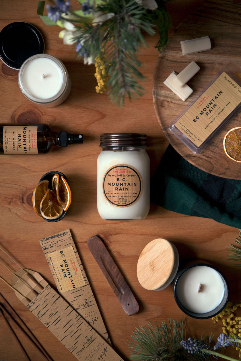 BC Mountain Rain Soy Candle - 8oz