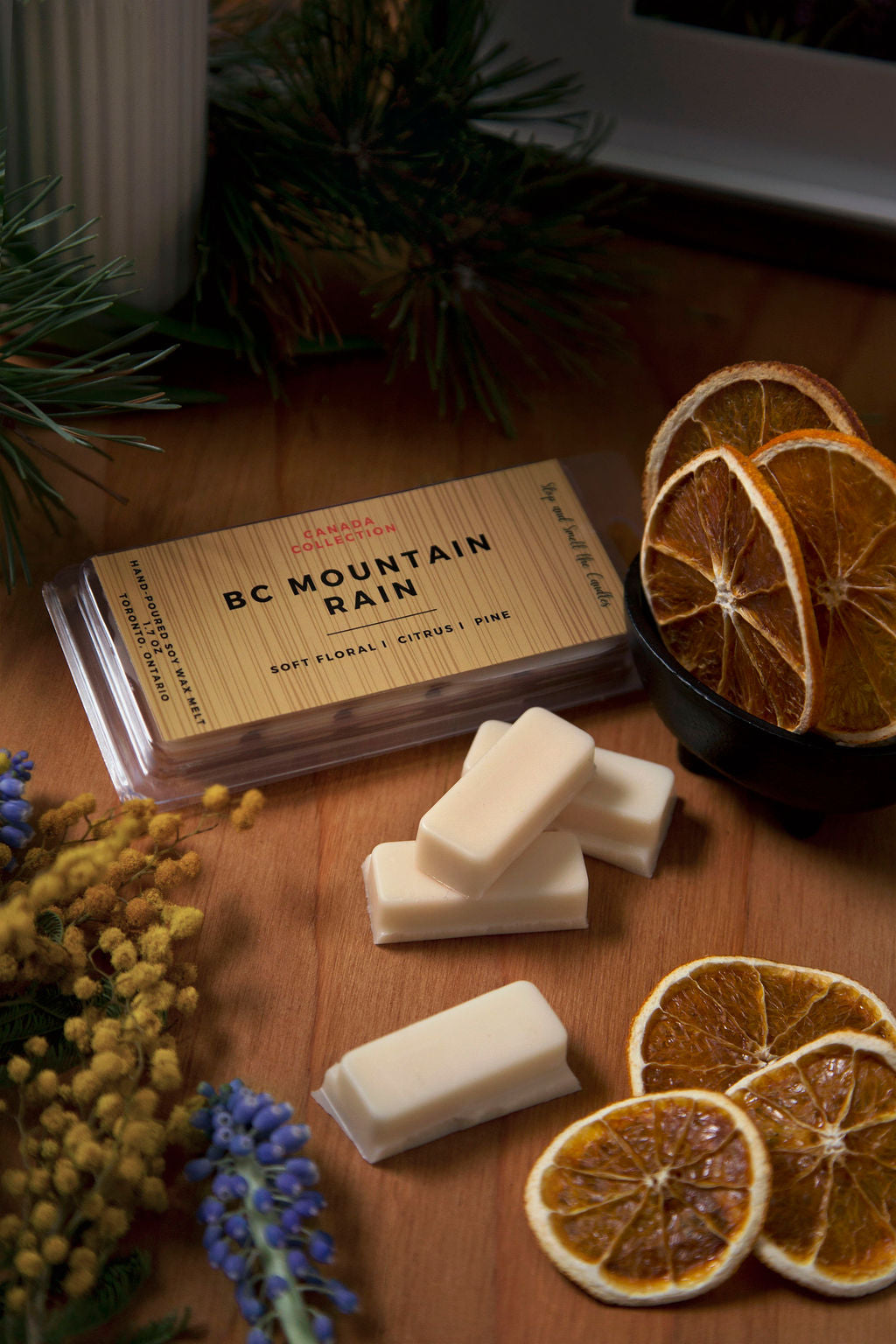 Wax melt bar: BC Mountain Rain. 1.75oz