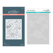 Cosmos Backdrop BetterPress and Stencil Bundle from the Pressed Posies Collection
