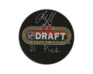 Jacob Markstrom Autographed 2008 NHL Draft Puck Inscribed 