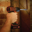 BLACK+DECKER BDCDE120C 20V MAX* POWERCONNECT 3/8 in. Cordless Drill/Driver with AUTOSENSE