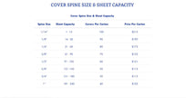 White Linen Cover with Clear Front