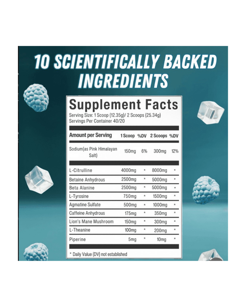 So Sick! Supplements Possessed Monkey Pre-Workout - Blue Razz