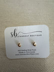 Standout Boutique Moon Gold Stud Earrings