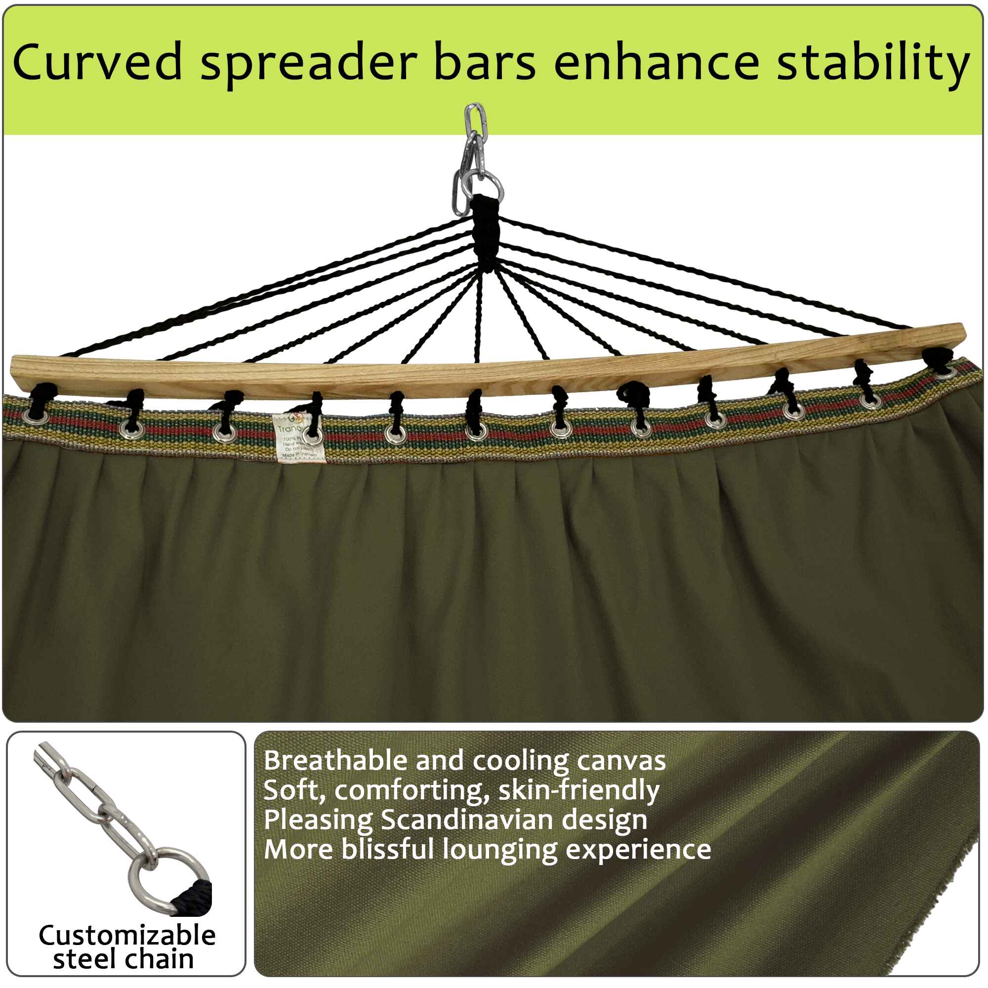 Universal Canvas Double Hammock