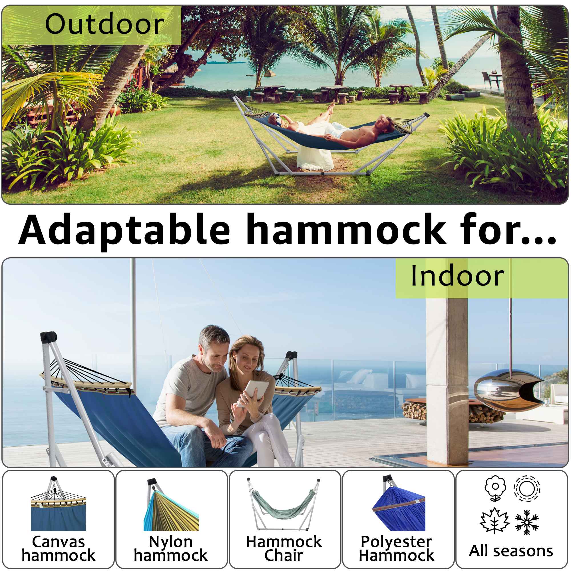 Universal Canvas Hammock Medium Size