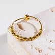 BERNILA: Contemporary Round & Oval Beaded Ring