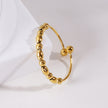 BERNILA: Contemporary Round & Oval Beaded Ring