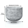 Berto Cement Planter 15''