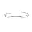 BETHANIE Argent (Or Blanc) : Collier Choker à Double Bande.