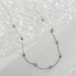 BEXLEY Square Beads Silver Necklace