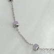 DARBY : Bracelet en argent avec perles carrées