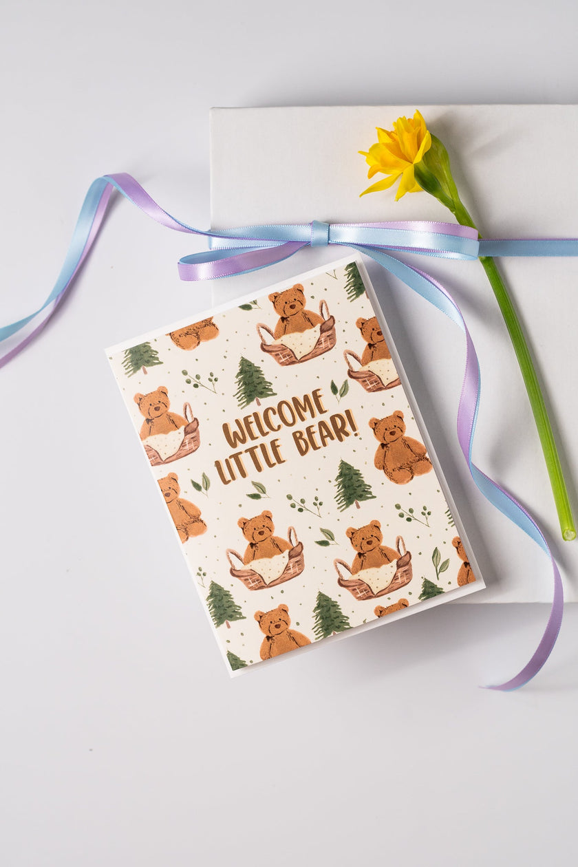 Welcome Little Bear! - Greeting Card