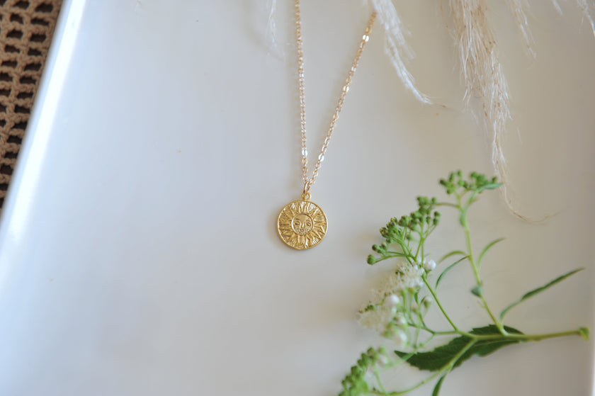 Sun Disc Necklace