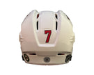 Brock Faber Autographed Minnesota Wild CCM White Replica Helmet