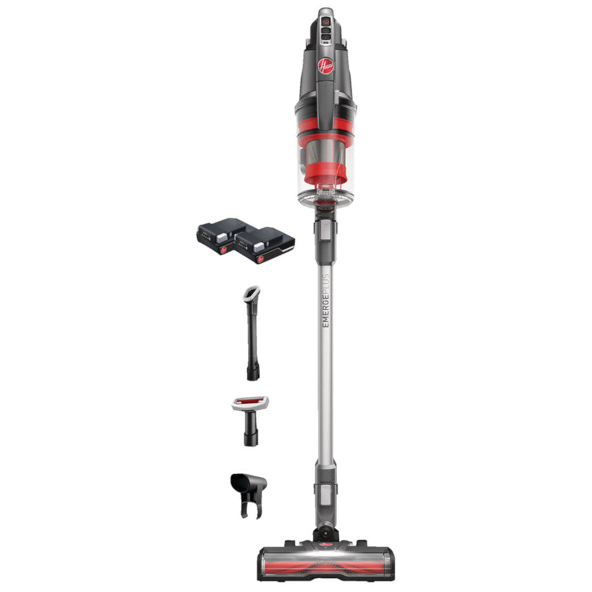 HOOVER BH53641VDE ONEPWR® Emerge+ Cordless Stick Vacuum Kit with 2 Batteries Factory serviced with Home Essentials warranty