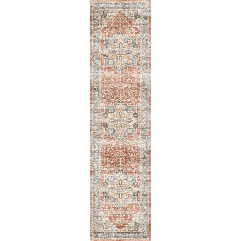 Rivka Terracota Ocean Rug