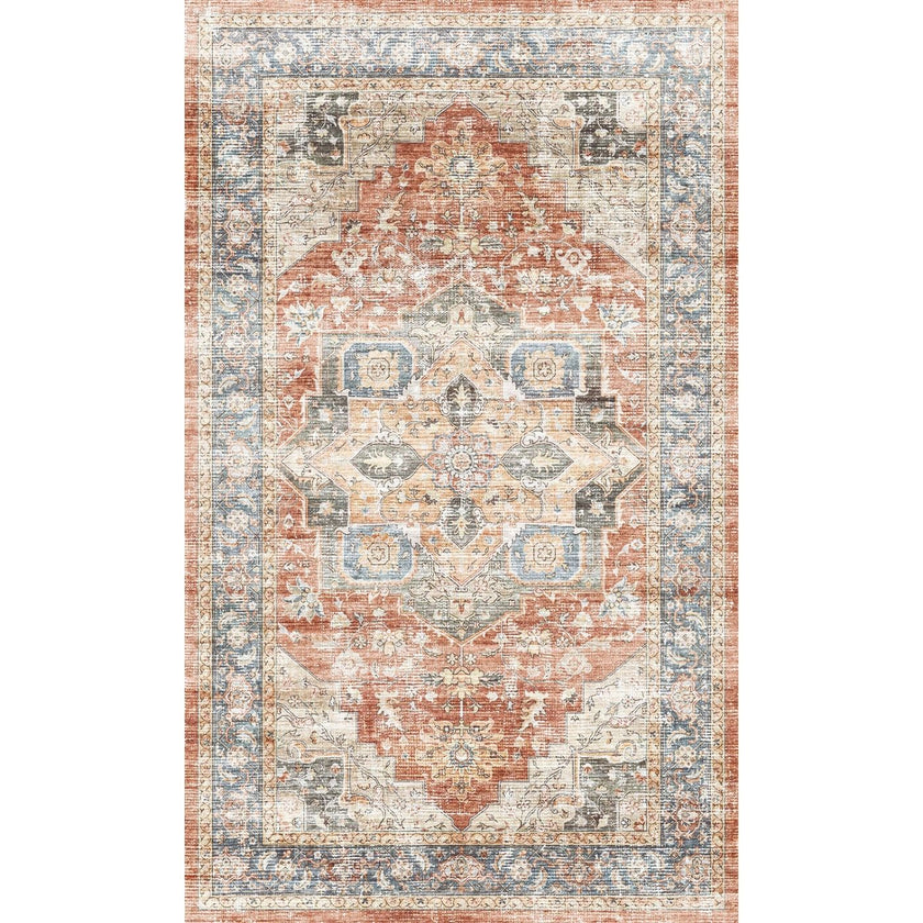 Rivka Terracota Ocean Rug