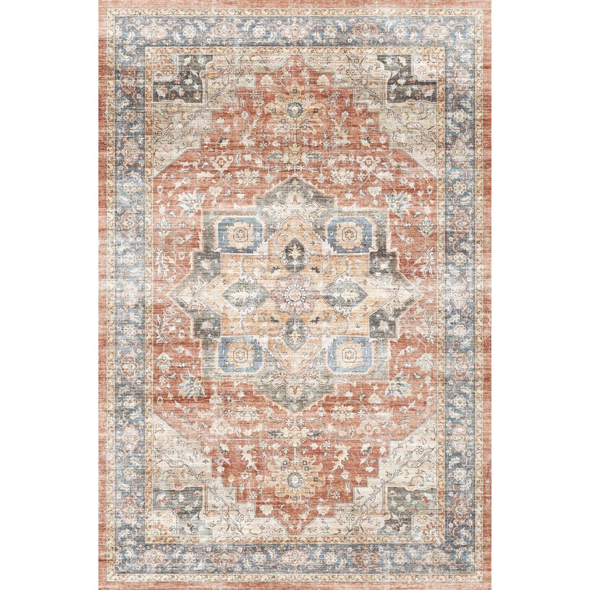 Rivka Terracota Ocean Rug