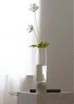 Empress Green Marble and Glass Vase and Hurricane