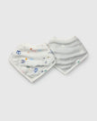 Bandana Bib Set - 2 Pack - Mini Mathletes