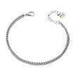 Style BILLIE: Cuban Link Chain Silver Bracelet