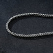 BILLIE LG Silver (White Gold): Cuban Link Chain Anklet