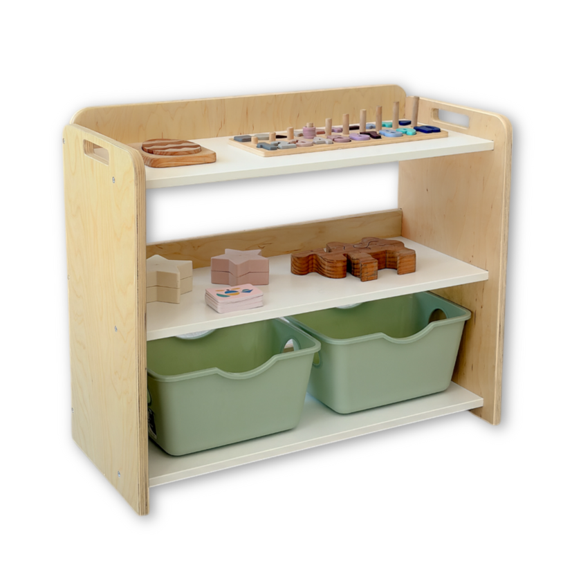 BANANA - Étagère Montessori avec bordures