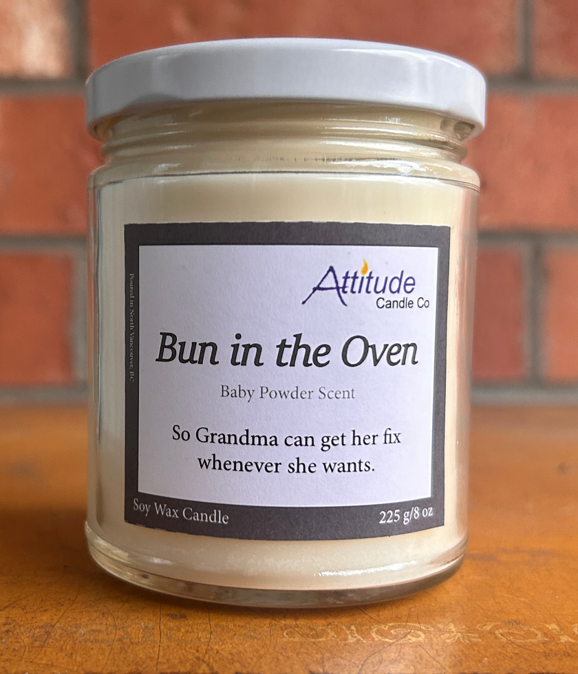 Bun in the Oven - Baby Powder Scented Candle