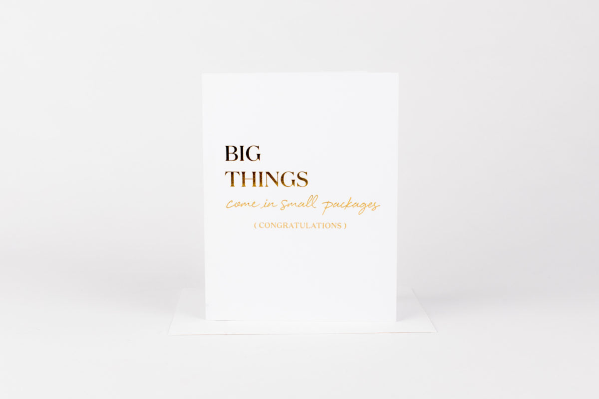 Big Things Small Packages