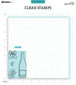 BL Clear Stamp Champagne By Laurens 105x74x3mm 4 PC nr.350