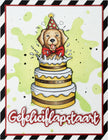 BL Clear Stamp Birthday Dog Essentials 96x45x3mm 1 PC nr.410