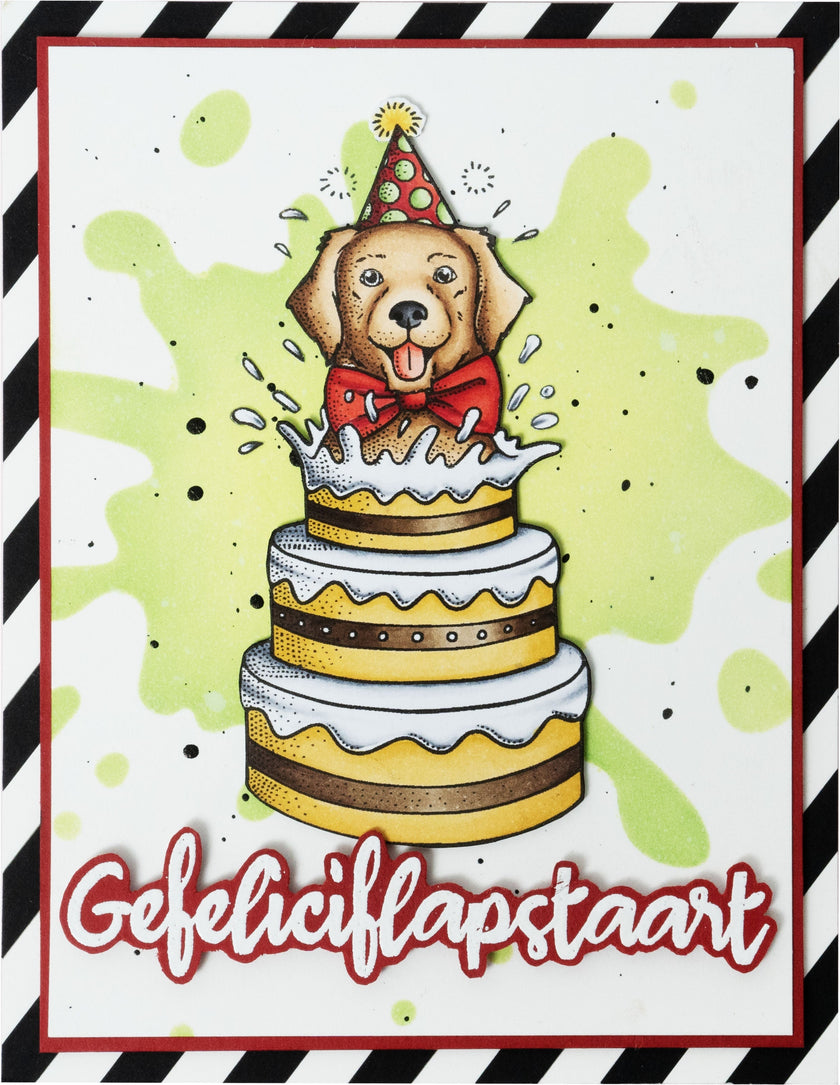BL Clear Stamp Birthday Dog Essentials 96x45x3mm 1 PC nr.410