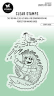 BL Clear Stamp Surf Dude By Laurens 89x64x3mm 1 PC nr.455
