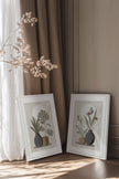 DUO COMPLICITÉ FLORALE (2 Oeuvres sur toile étirée)