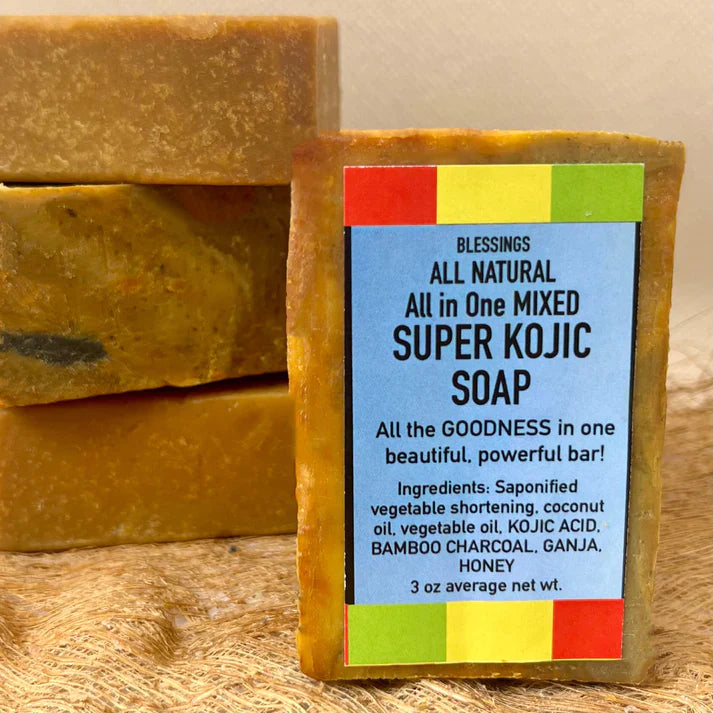 ALL NATURAL SUPER KOJIC ALL IN ONE FACE & BODY BAR