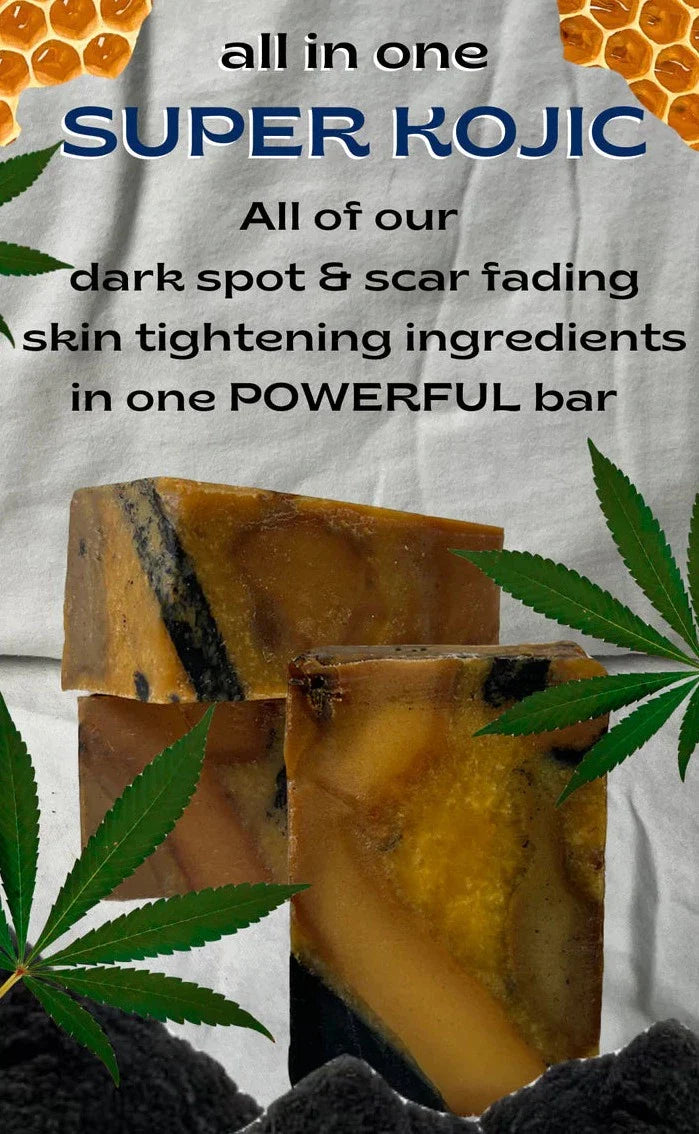 ALL NATURAL SUPER KOJIC ALL IN ONE FACE & BODY BAR