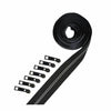 Black Metallic Zipper Tape and Zipper Pulls