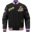 Los Angeles Lakers Script Tail Rib Wool Varsity