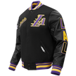 Los Angeles Lakers Script Tail Rib Wool Varsity