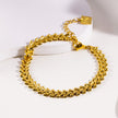 BLYTH:  Vintage-Inspired Linked Abstract Crest Bracelet