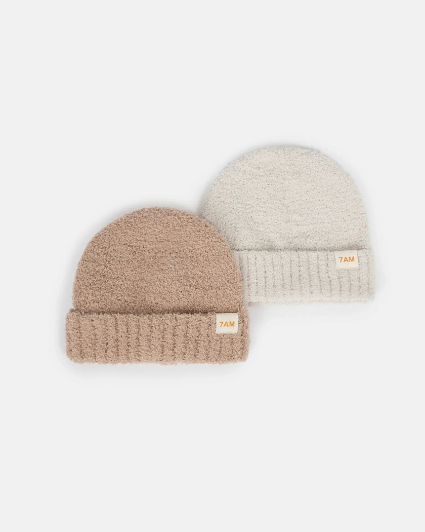 Beanies 2-Pack | Pecan & Ecru | 7AM