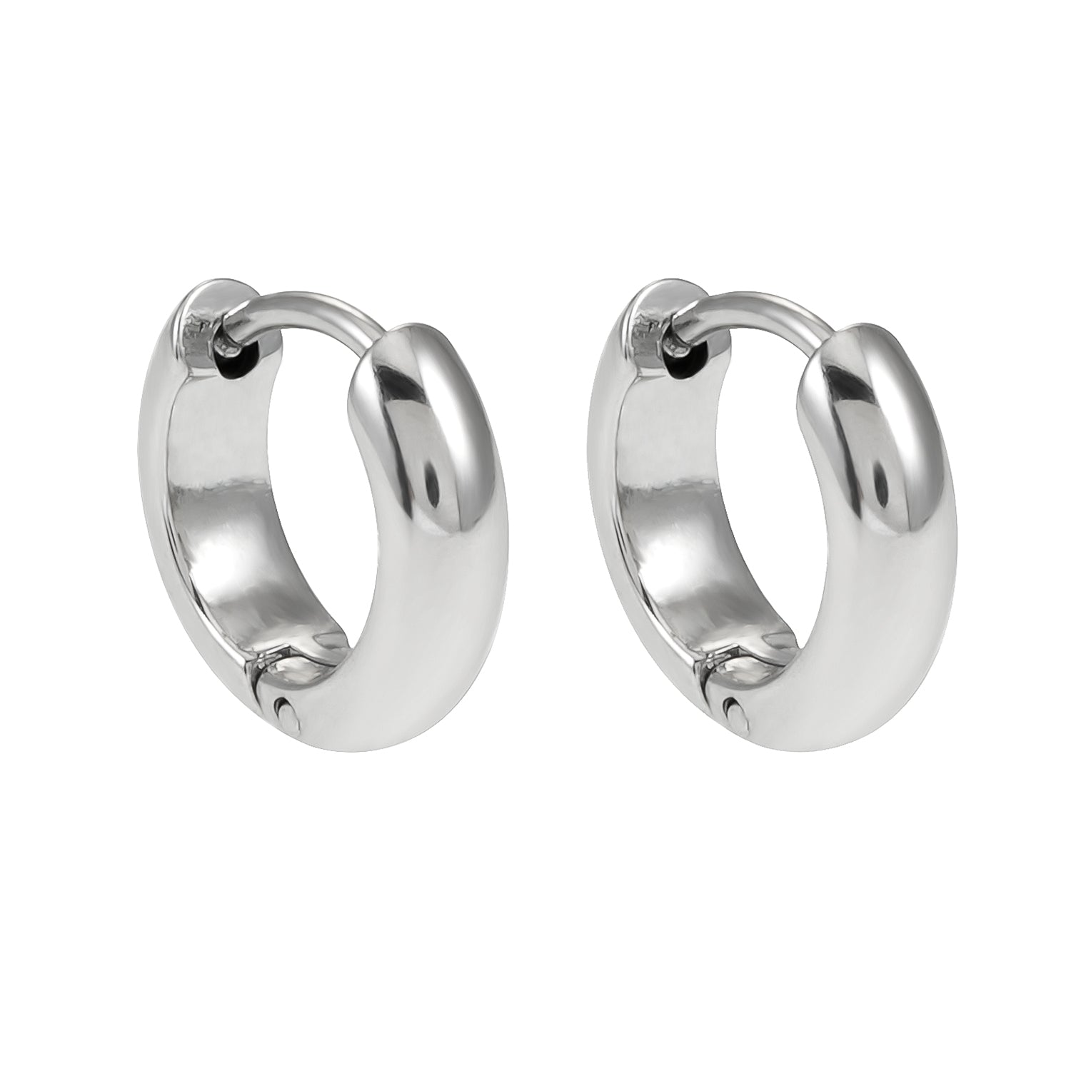 BOCHUM: Barely There, But Beautifully Noticeable Tiny Hoops in Silver