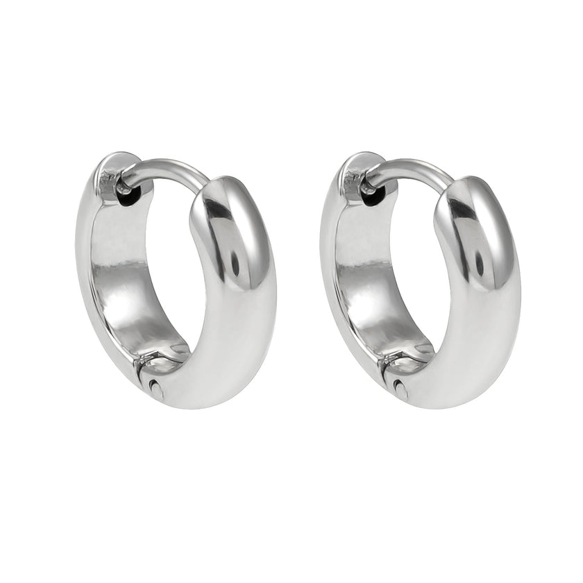 BOCHUM: Barely There, But Beautifully Noticeable Tiny Hoops in Silver