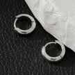 BOCHUM: Barely There, But Beautifully Noticeable Tiny Hoops in Silver